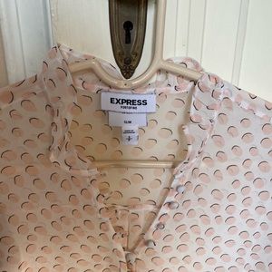 Slim fit ruffle Express Portofino blouse